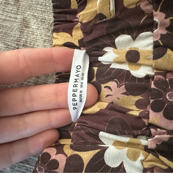 Retro floral Matching short and button down set - Picture 14 of 15